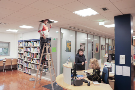 Izvajanje del knjižnica