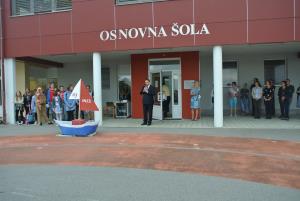 Pozdrav pred OŠ Blaža Kocena Ponikva