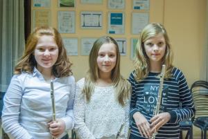 Zlate in srebrne melodije flavt in klarinetistov šentjurske glasbene šole