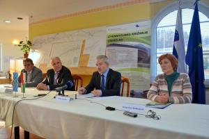 Še rez traku za nadvoz Grobelno