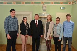 Zlati maturanti pri županu