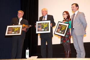 Na praznovanju 30-letnice partnerskega sodelovanja pobratenih mest tudi predstavniki naše občine