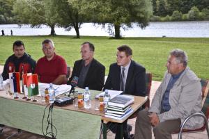 Z leve: Matej Planko, Dušan Polenšek, Vladimir Artnak, mag. Marko Diaci in Lojze Selič
