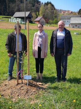 Zasaditev v Ks Šentjur - Rifnik, predsednik Andrej Žmahar. 