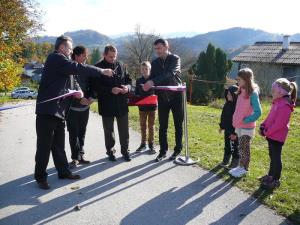 Odprtje ceste Zg. Košnica–Pogorevce