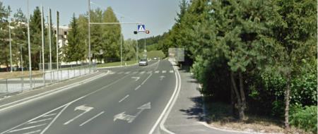 Navezava na obstoječi pločnik v km 1+870 