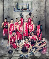 Članska ekipa KK Tajfun; košarkarji so se v času prireditve pripravljali na zaostalo tekmo 18. kola prvoligaškega tekmovanja proti Unionu Olimpiji.   