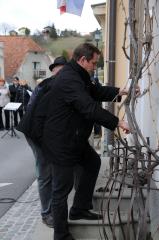 Župan pri rezu