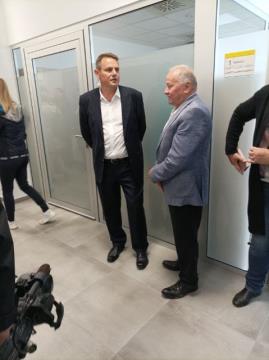 Župana občin  Šentjur in Dobje, mag. Marko Diaci in Franc Leskovšek