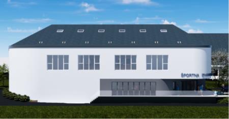 Vizualizacija prenovljene telovadnice