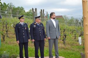 Prevzema novega gasilskega vozila se je udeležil podžupan Robert Polnar. 