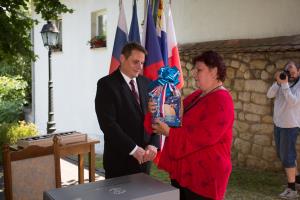 Pozornost za župana s strani češkega zbora. 