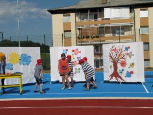 Šolarji so ustvarili bogat spremljevalni program. 