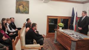 Tradicionalni sprejem župana za zlate maturante