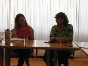 Center za krepitev zdravja sta predstavili direktorica JZ ZD Šentjur Melita Tasić-Ilić in vodja programov Nuša Leskovar. 